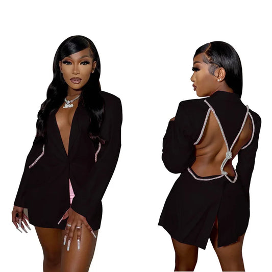 Spoken Dreams: Casual Trendy Sexy Long Sleeve Blazers