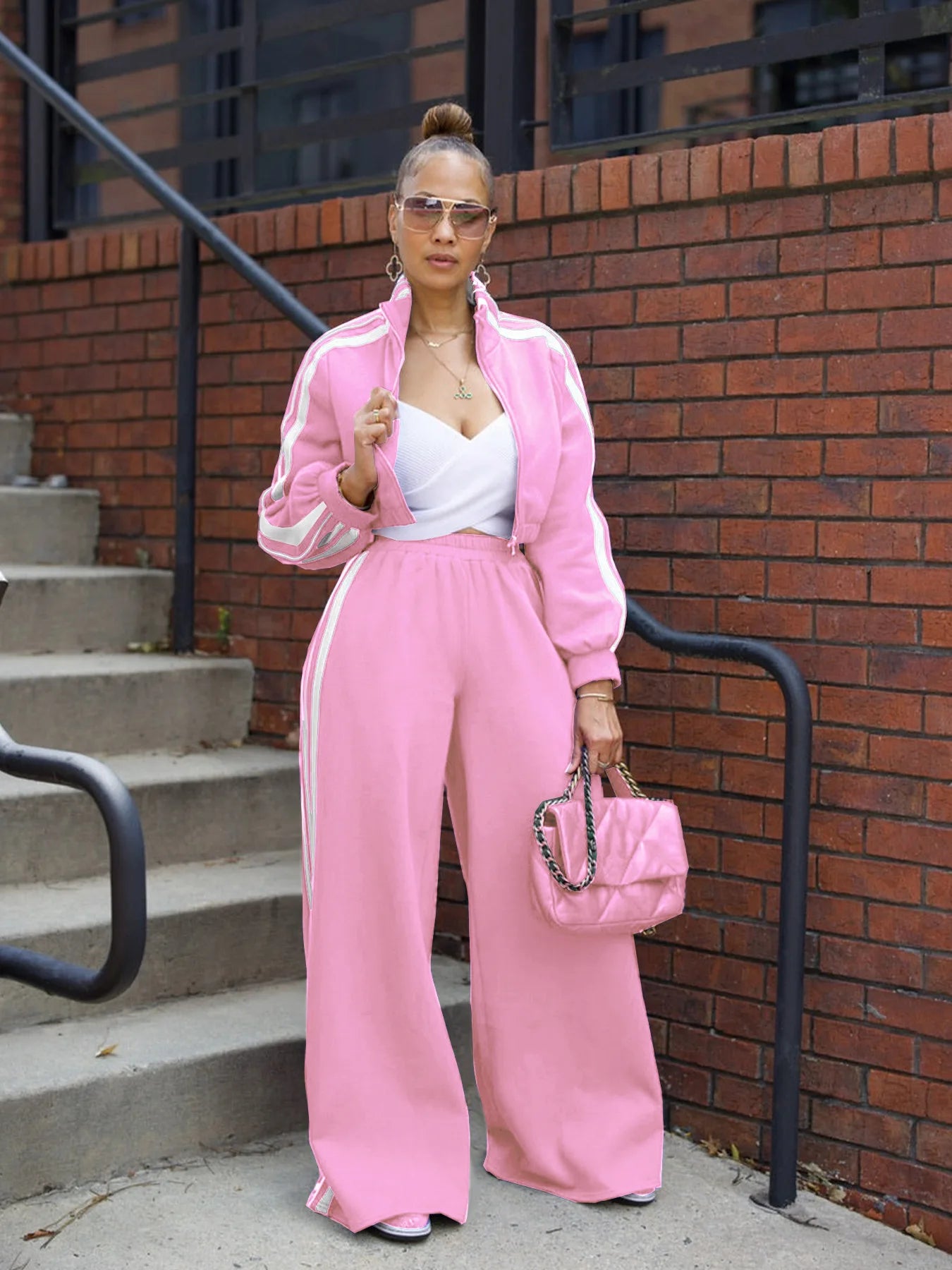 Spoken Dreams: Women's Two Piece Casual Tracksuits Set