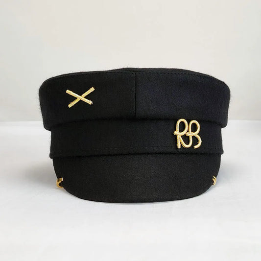 Spoken Dreams: Woolen Newsboy Letter RB Military Caps