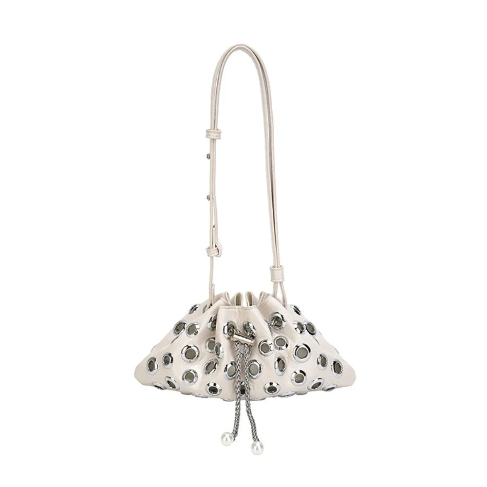 Spoken Dreams: Stud Rivet Shoulder Bag