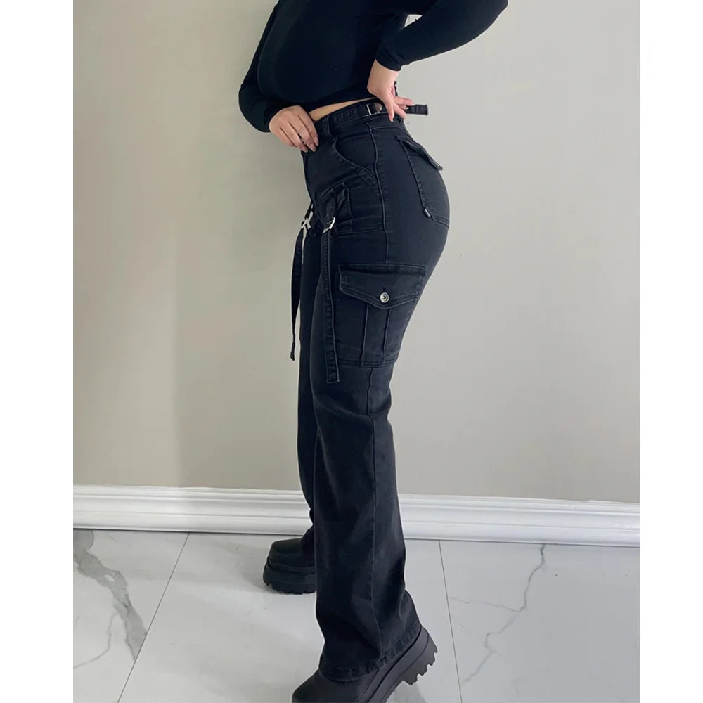 Spoken Dreams: Cargo Straight Denim Straight Safari Jeans
