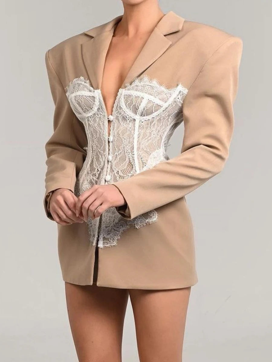 Spoken Dreams: Tunic Temperament Blazer