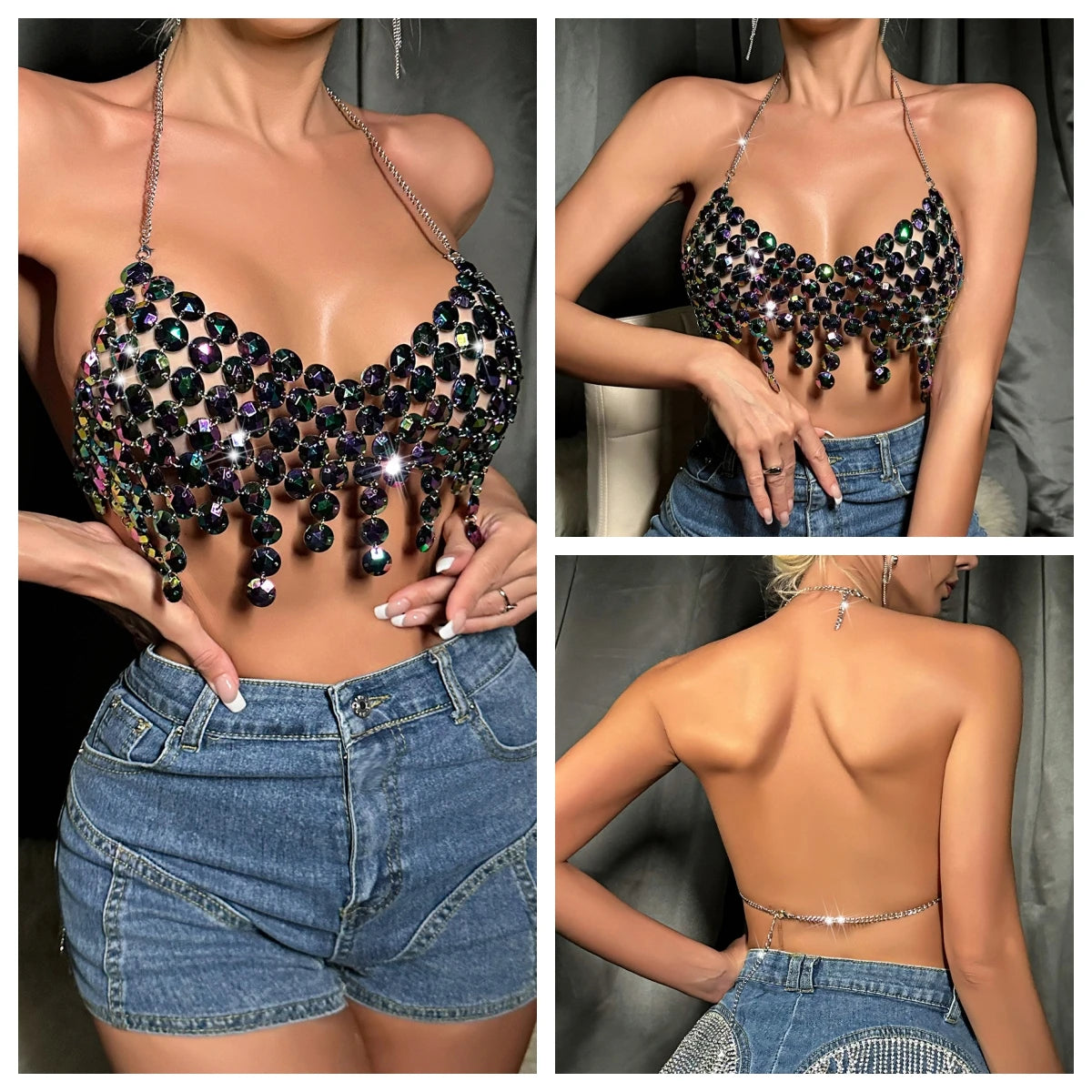 Spoken Dreams: Sexy Tassels Chest Chain