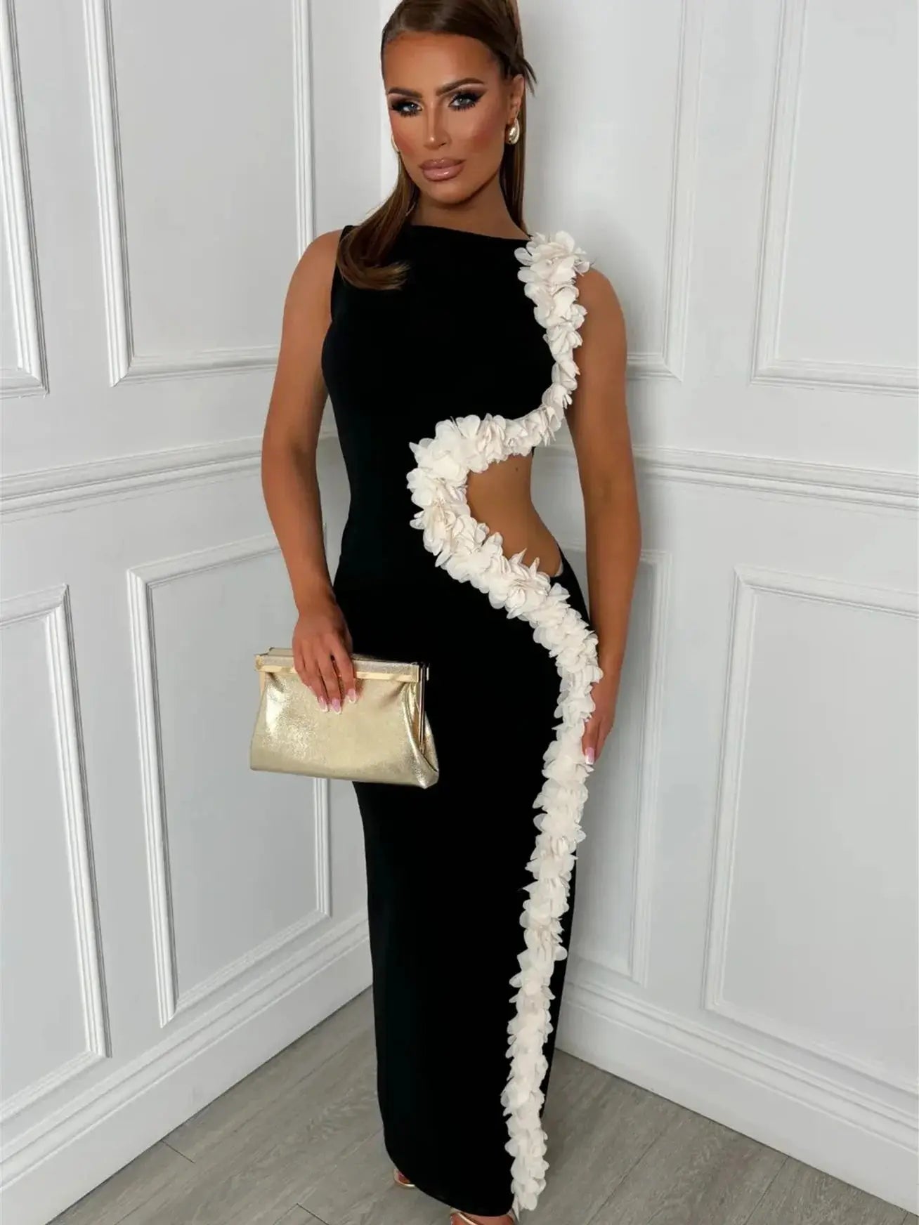 Side Split Dress Elegant Summer Hipster Fashion Dress