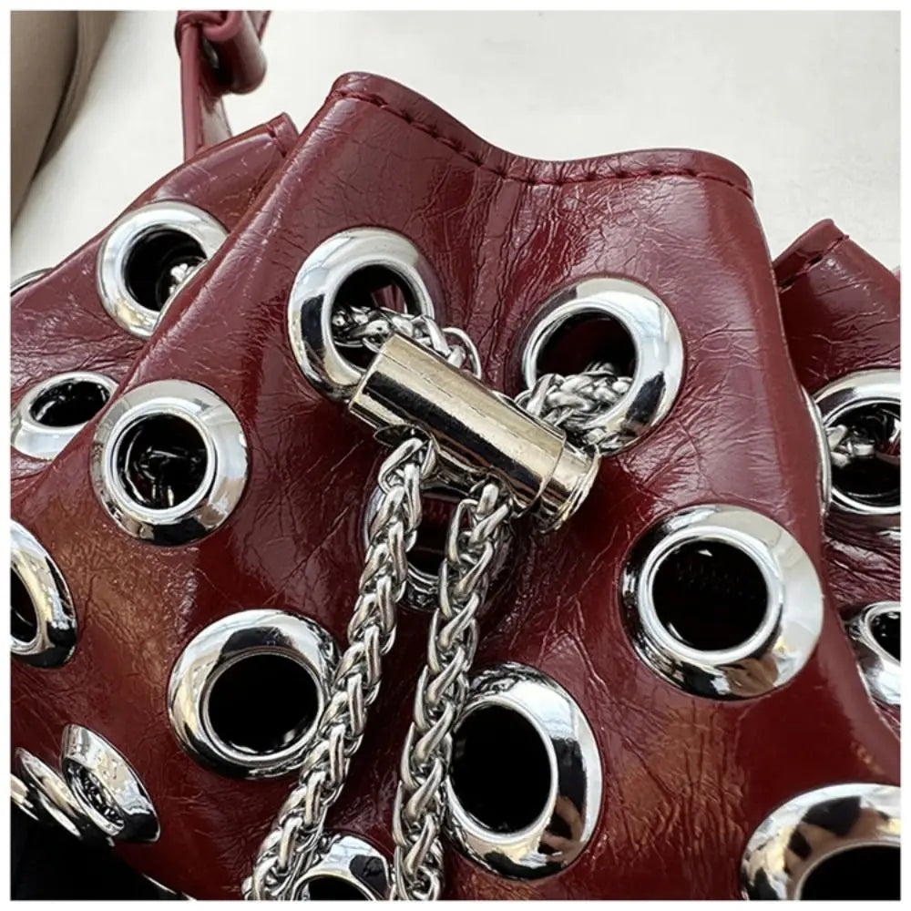 Spoken Dreams: Stud Rivet Shoulder Bag