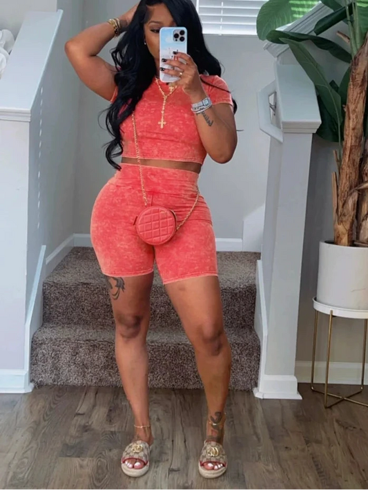 Summer Two 2 Piece Set Outfit Tracksuit