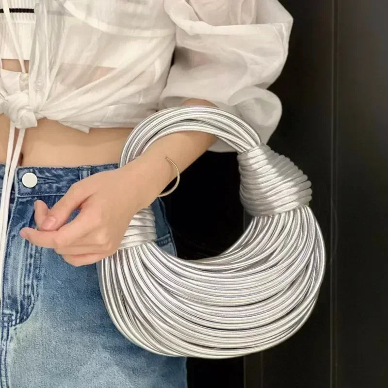 Luxury Designer Handwoven Noodle Bags