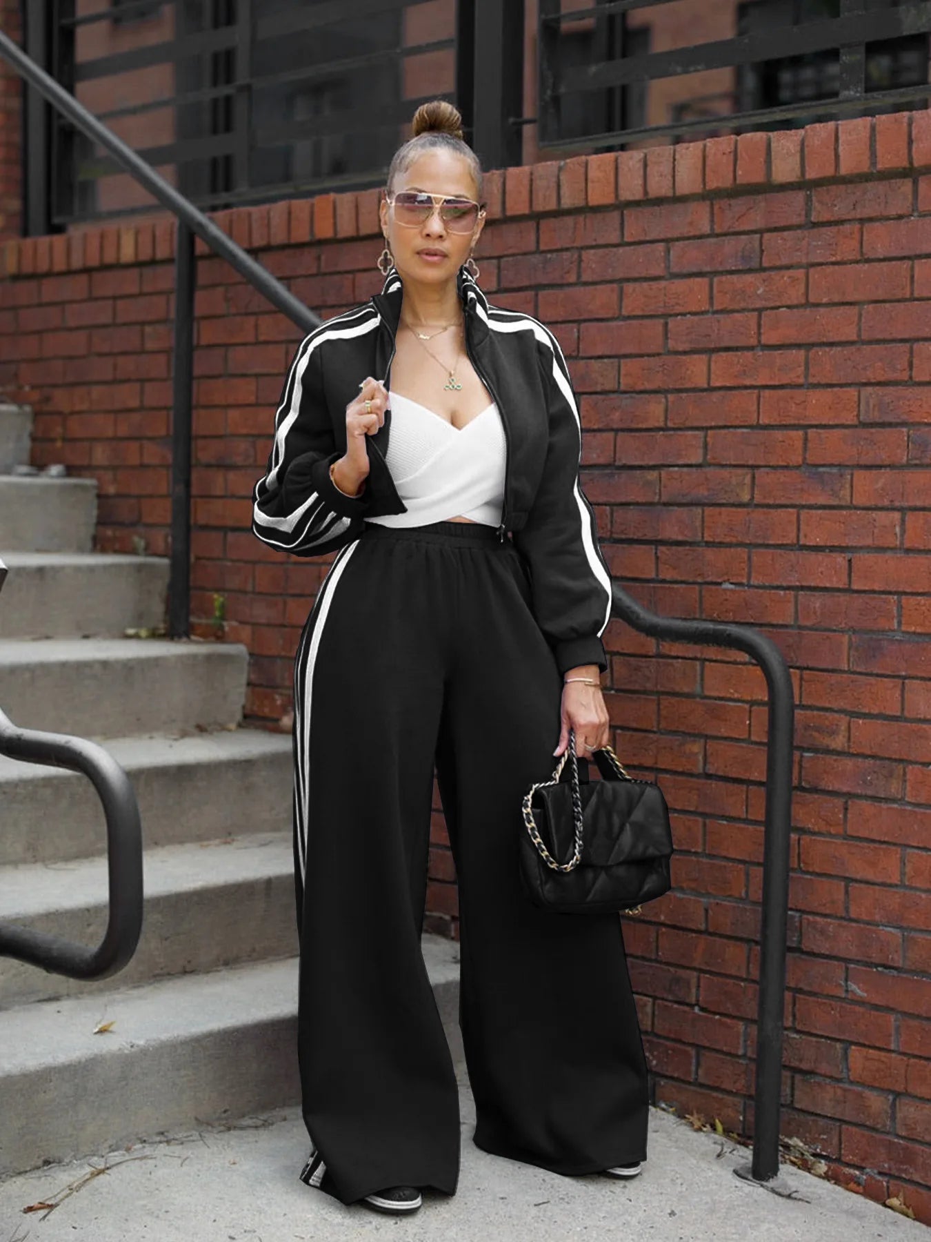 Spoken Dreams: Women's Two Piece Casual Tracksuits Set