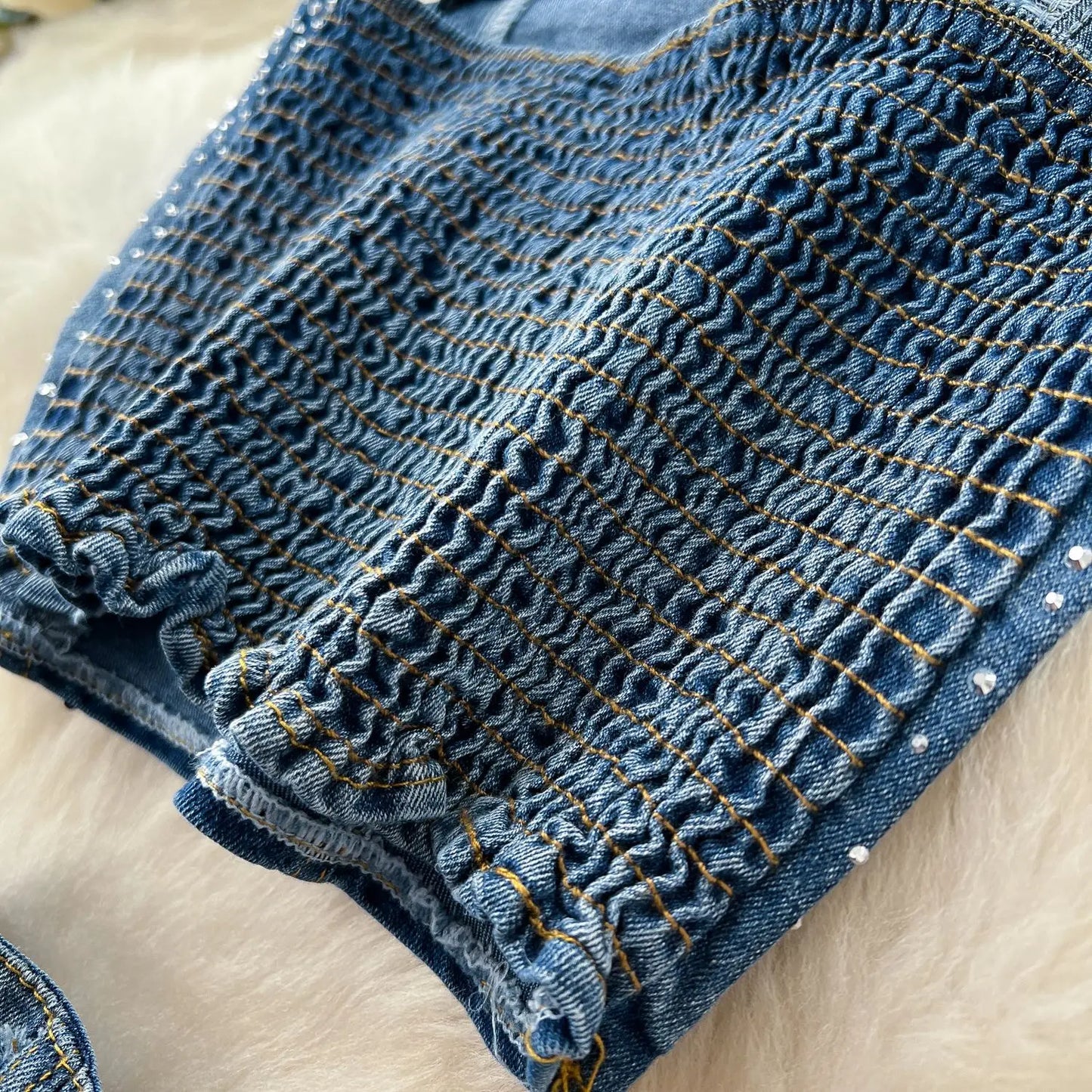 Diamond Denim Two Piece Sets
