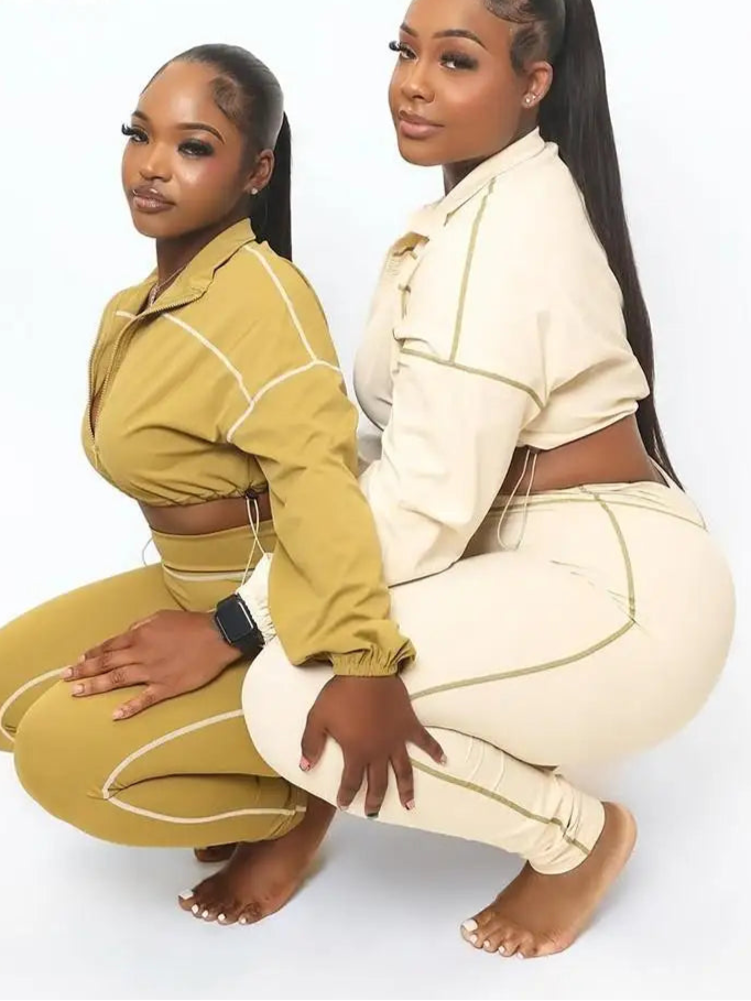 Spoken Dreams: Women's Comfort Sporty Two-Piece Tracksuits